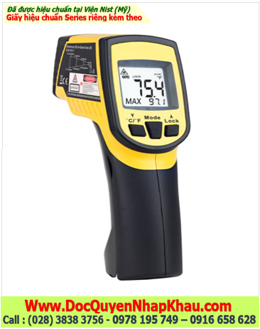 Traceable 4485, Nhiệt kế hồng ngoại –60°C đến 550°C Traceable® 4485 Infrared Circle Laser Thermometer w/Type-K Probe